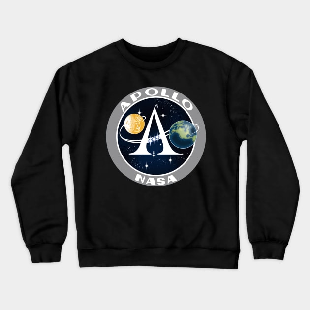 NASA Apollo 11 Program Crewneck Sweatshirt by FaelynArt